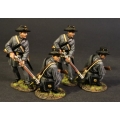 CSPR-08N Four Infantry Skirmishing, 4th South Carolina Infantry, Co B Palmetto Riflemen